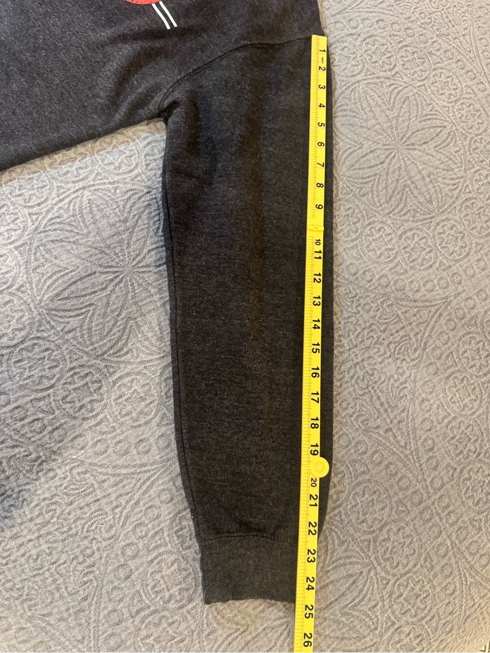 Santa Cruz Skateboards Womens Charcoal Crewneck with Red & Yellow Logo - Picture 4 of 4